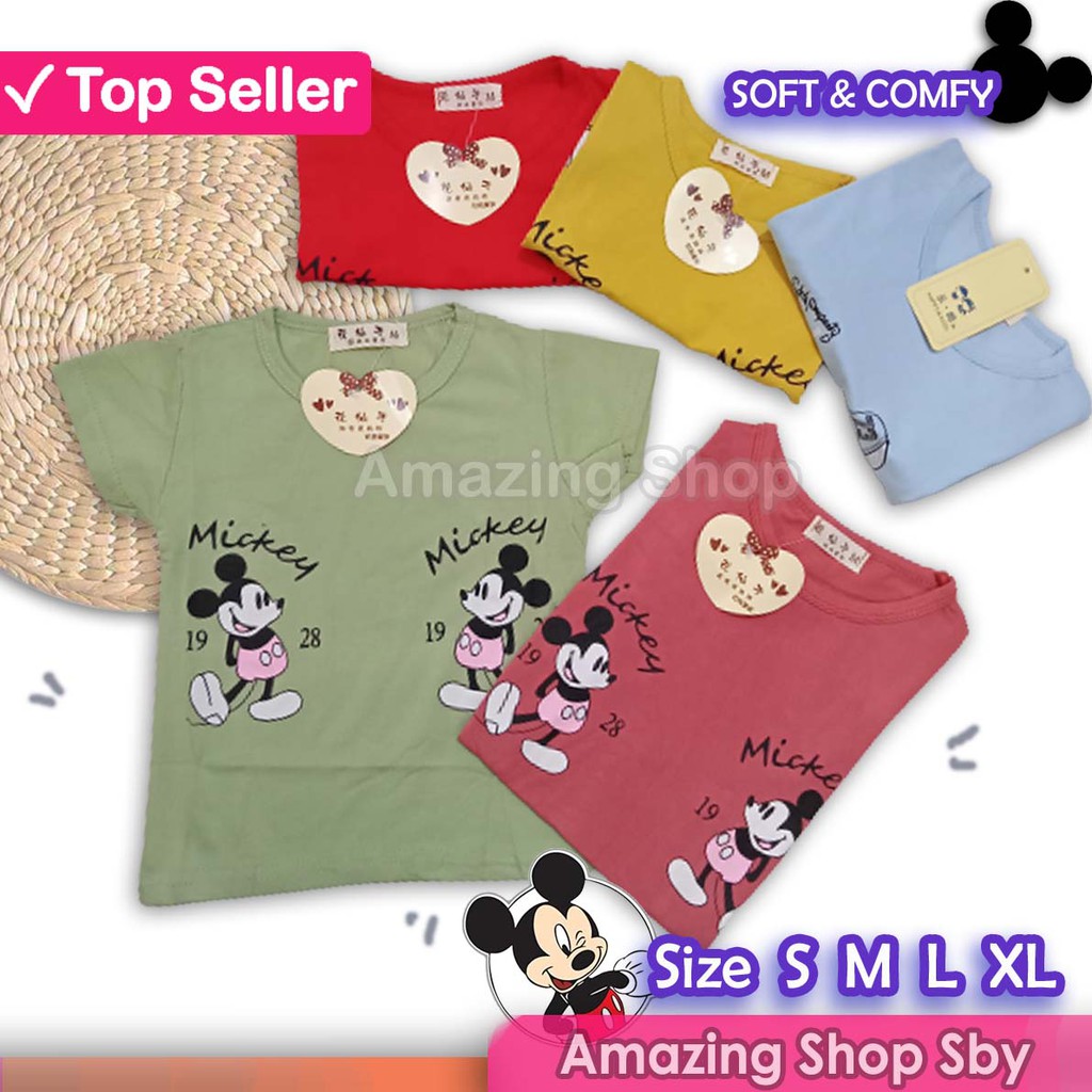 KAOS ANAK BAYI IMPORT KARAKTER MICKEY LUCU - GROSIR BAJU ONLINE SURABAYA