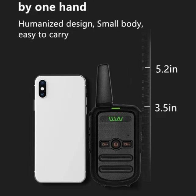 Big Sale.. WLN C51/C50 HT Mini Wln Two-Way Radio Walkie Talkie  sipil daya tinggi walkie-talkie geng