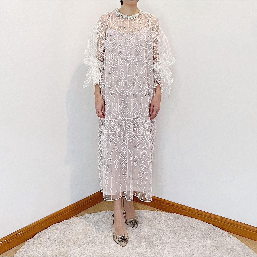 KINA ATELIER - Shainna Dress in white