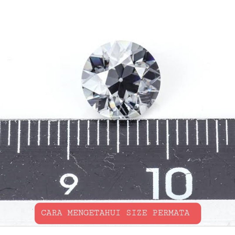 3 - 10pcs Permata Cubic Zirconia 0.7-2 MM A5 Quality untuk Perhiasan cincin jam tangan gelang kalung aksesoris Grade Bagus l