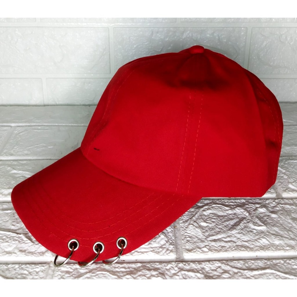 COD topi Cincin Polos / topi baseball cincin / topi anting / topi korea / Topi Anting Polos