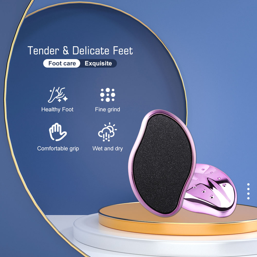 SaLorie Foot Pumice Sponge Stone Pedicure Foot Pumice Stone Pedicure Tools for Foot Callus Exfoliate Hard Skin Remove Pedicure Scrubber P00194