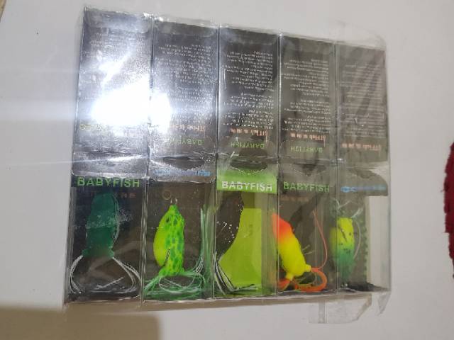 Umpan bentuk kodok soft frog 4,5 cm/6,5 gr