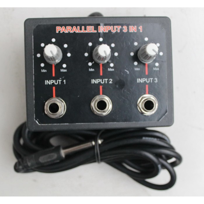 PARALEL INPUT MIC 3 IN 1