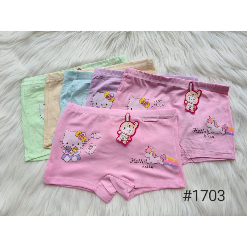 6 PCS CD CELANA DALAM ANAK PEREMPUAN 2-10 TH PEPPA PIG / CD BOXER ANAK PEREMPUAN / CD ANAK LUSINAN