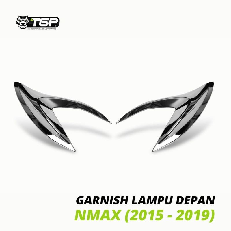 Garnis Lampu depan Yamaha Nmax black crome TGP