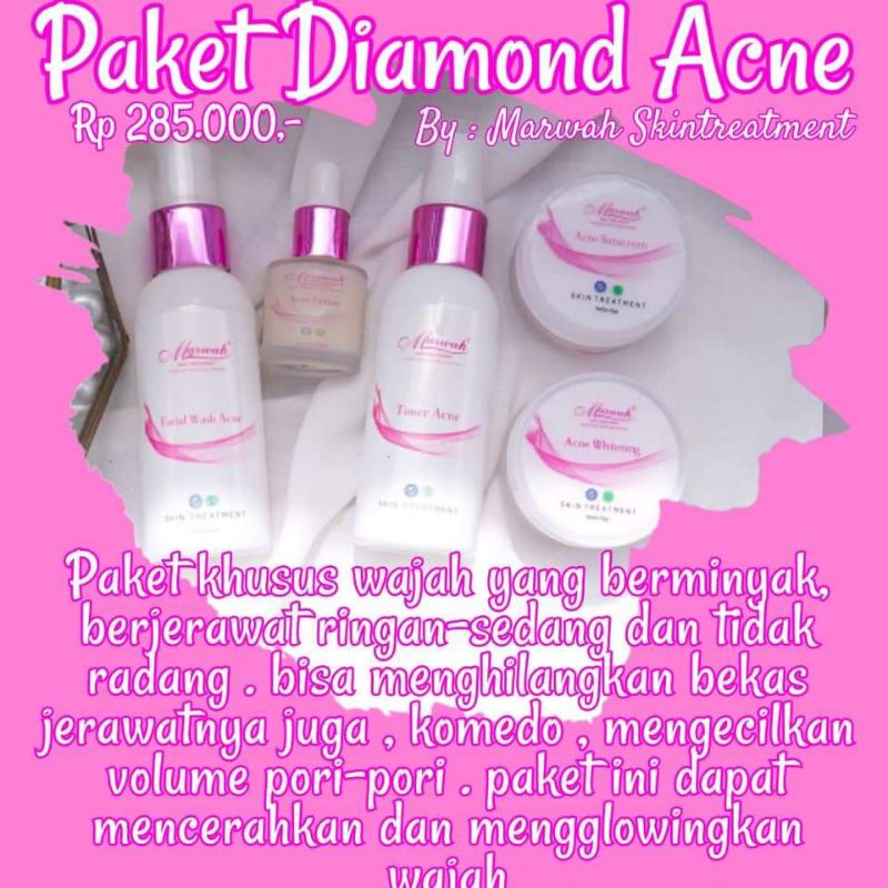 Marwah Skincare Paket Diamond Acne