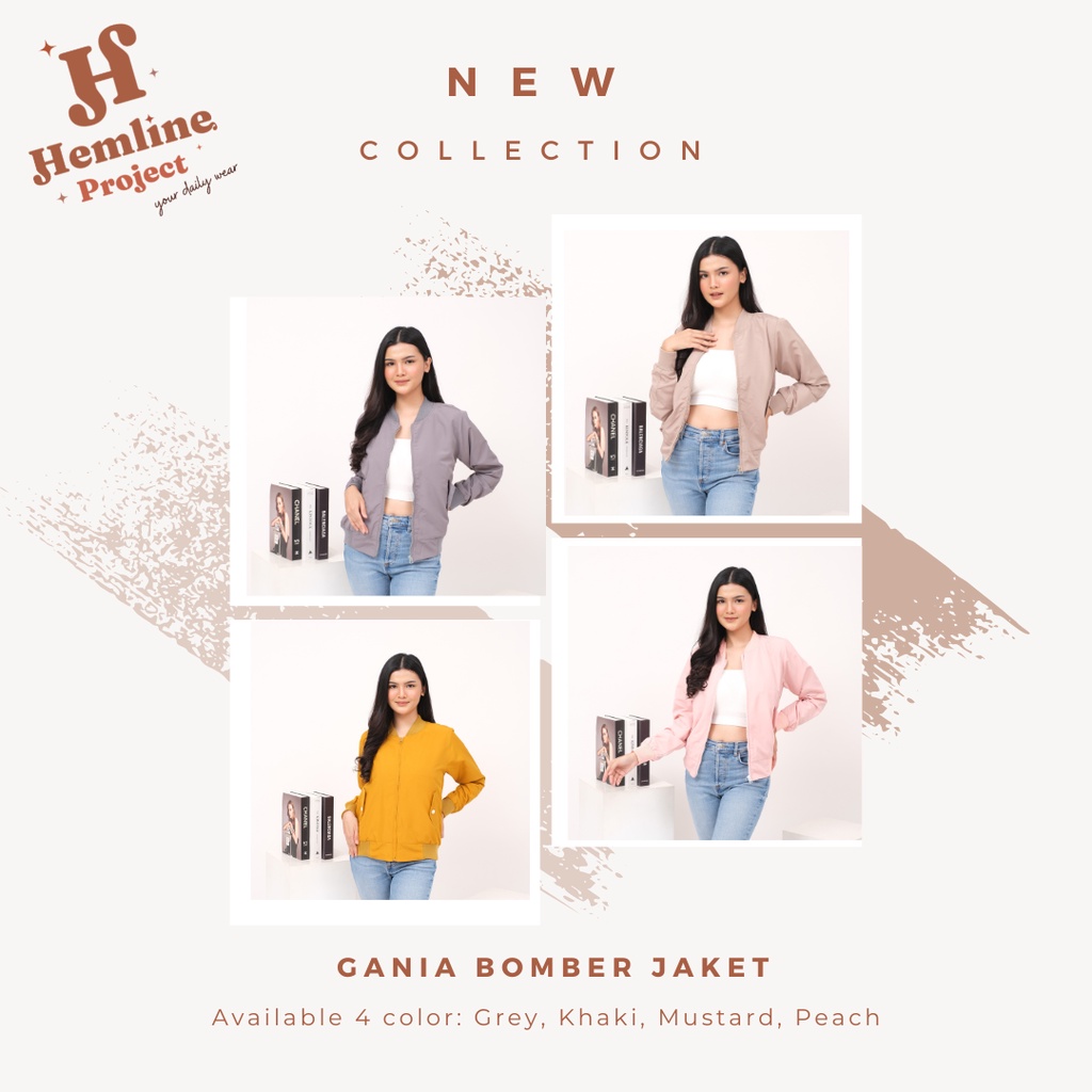 Gania Bomber Jaket Parasut Wanita by Hemline Project