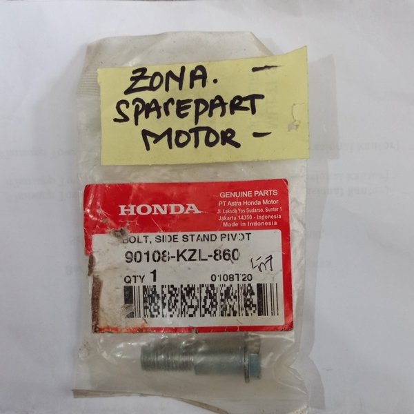 Baut Jagang Standar  Samping Beat Scoopy Spacy Vario 125 150 AHM 90108 KZL 860