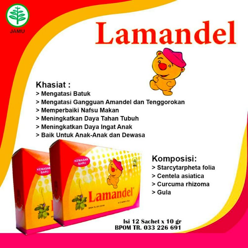 

Lamandel Herbal Obat Amandel Anak Dewasa Batuk Radang Tenggorokan Nafsu Makan