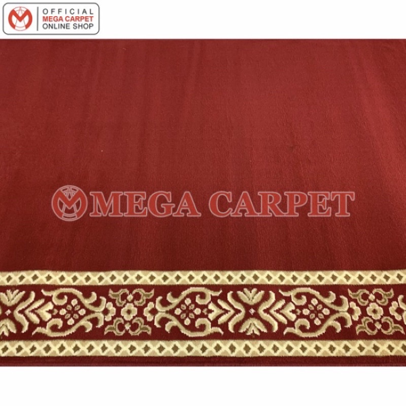 Sajadah Roll / Karpet Masjid AL [Polos Merah]