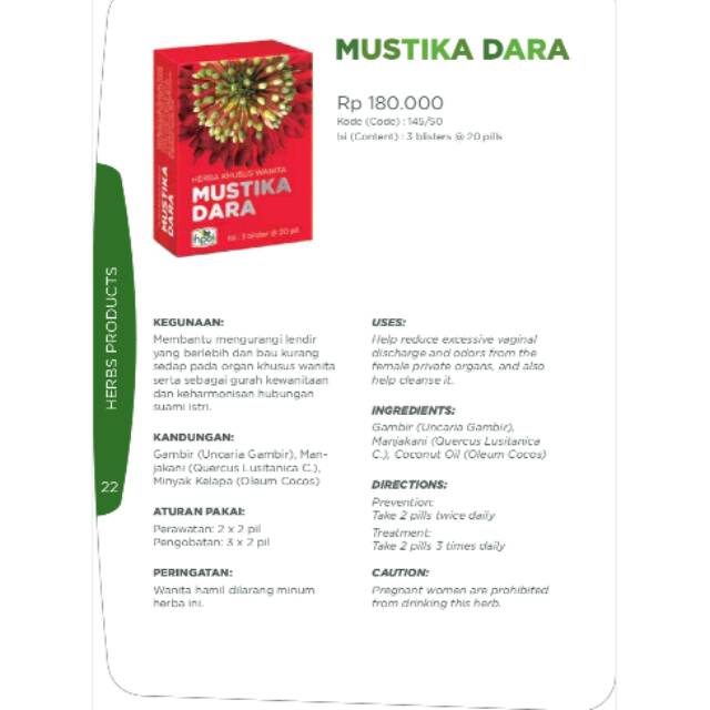 Mustika dara hpai hni