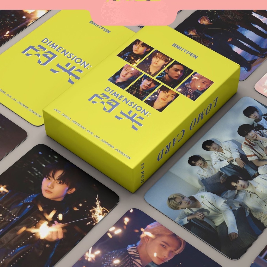 55pcs Kartu Lomo Foto Album Kpop ENHYPEN