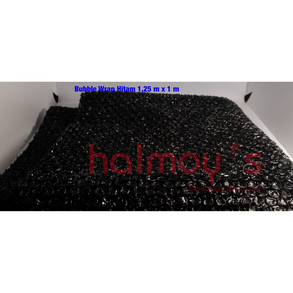 

BUBBLE WRAP PLASTIK HITAM UK. 125 CM X 100 CM