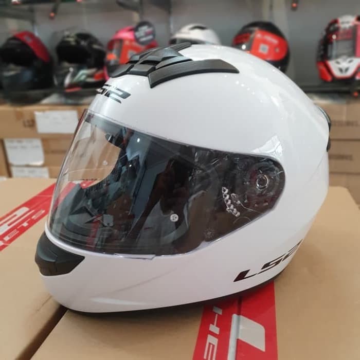 Helm LS2 FF352 Rookie Solid Gloss White