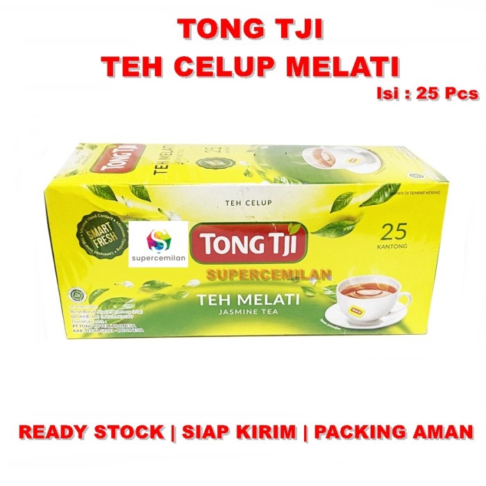 

TEH-DAUN- TONG TJI TEH CELUP 50 GRAM ( ISI 25 PCS)| TEH MELATI | JASMINE TEA -DAUN-TEH.