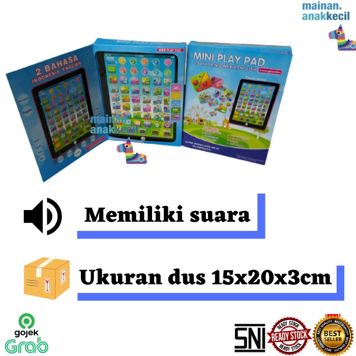 Mainan Anak Mini Play Pad / Tablet Portable Mainan Edukasi ipad mini