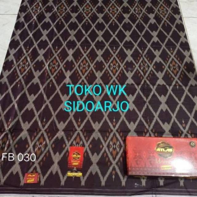 Sarung Atlas Idaman Kembang flamboyan