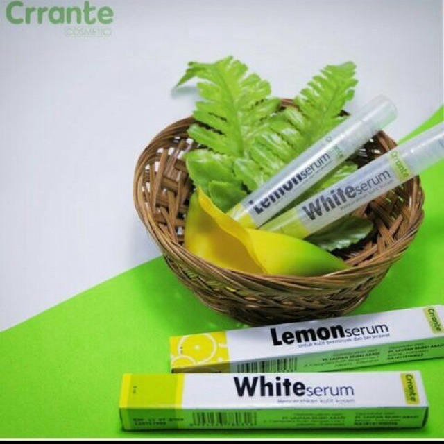 CRRANTE WHITE SERUM &amp; LEMON SERUM 8 Ml @MJ