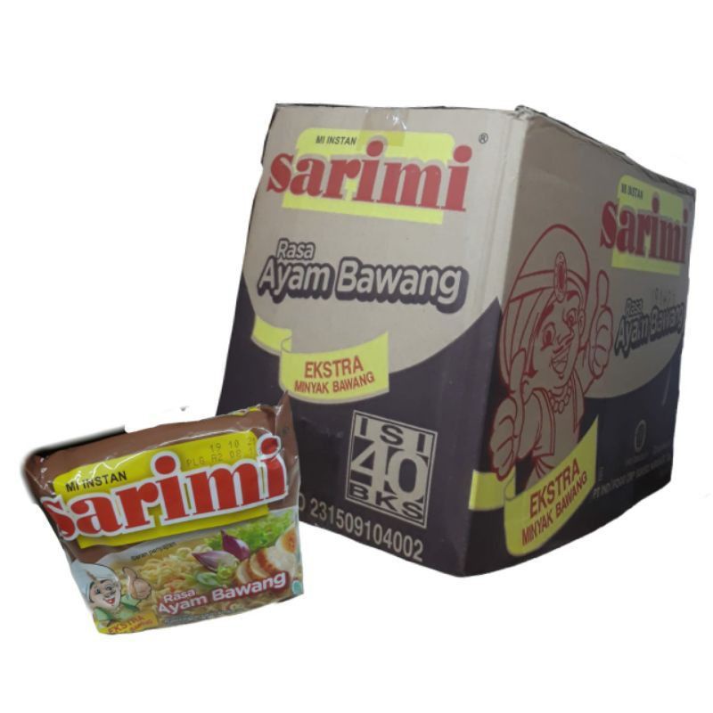 

SARIMI AYAM BAWANG 1 KARTON ISI 40 BKS