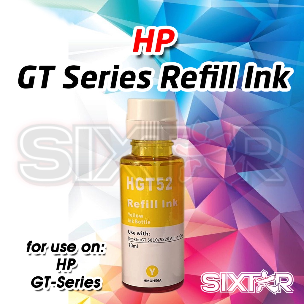 TINTA REFILL HP GT51 GT52 5810 5820 SET Pengganti Original Ink Bottle