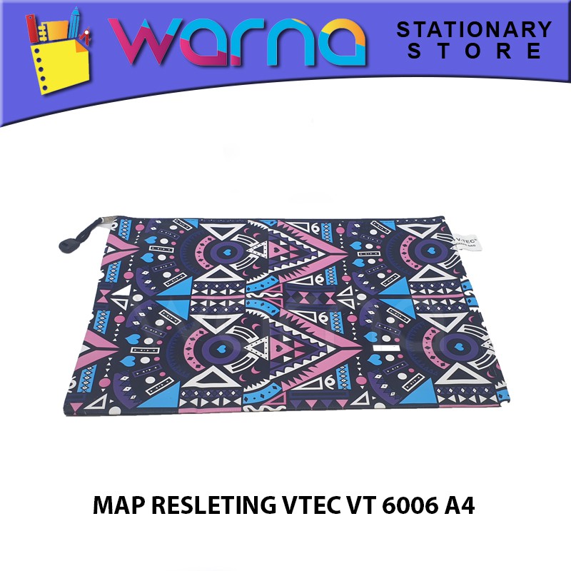 

MAP ZIPPER POUCH RESLETING VTEC VT 6006 A4