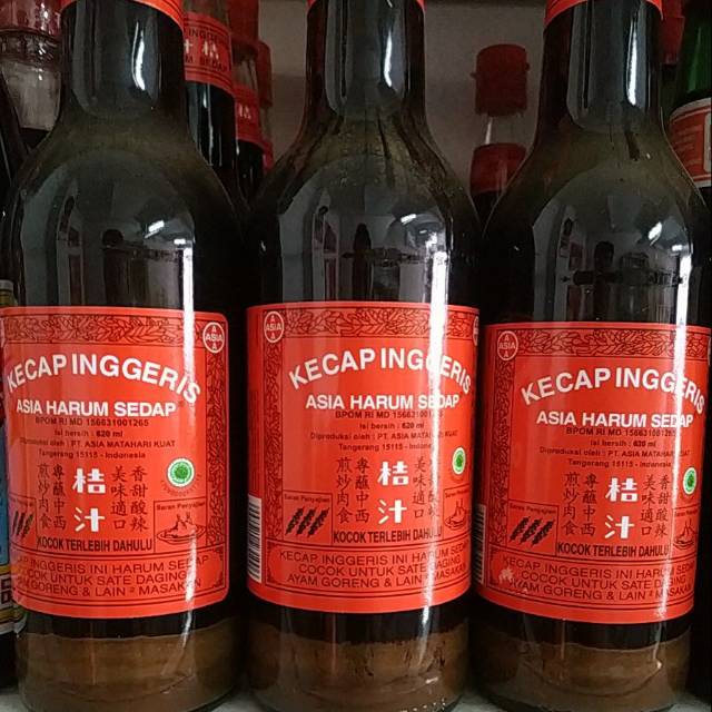 

Kecap inggris harum sedap 620 ml