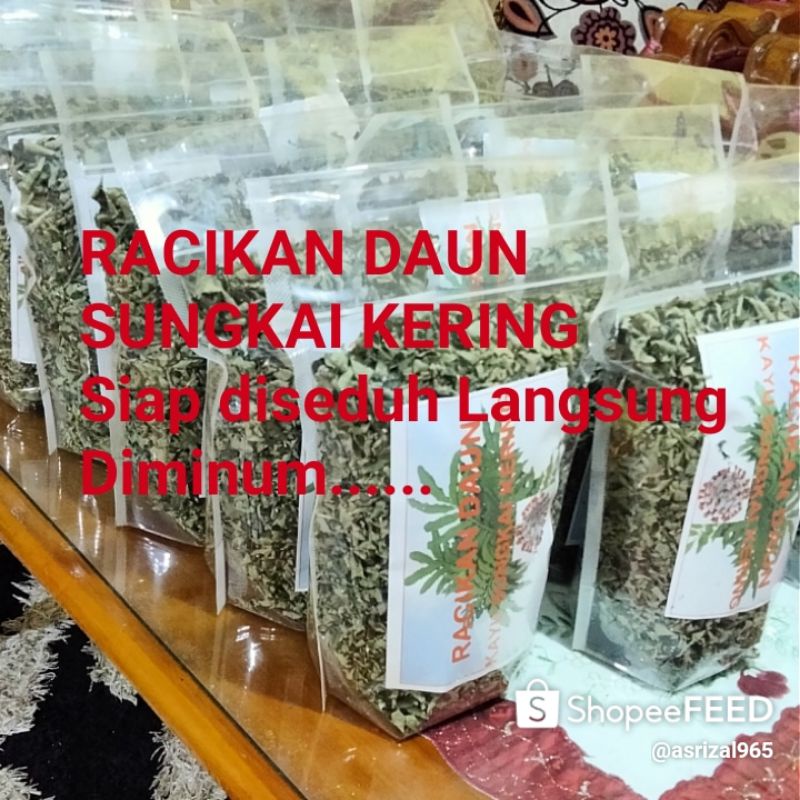 Jual Daun Sungkai Kering Herbal 100g Indonesiashopee Indonesia 