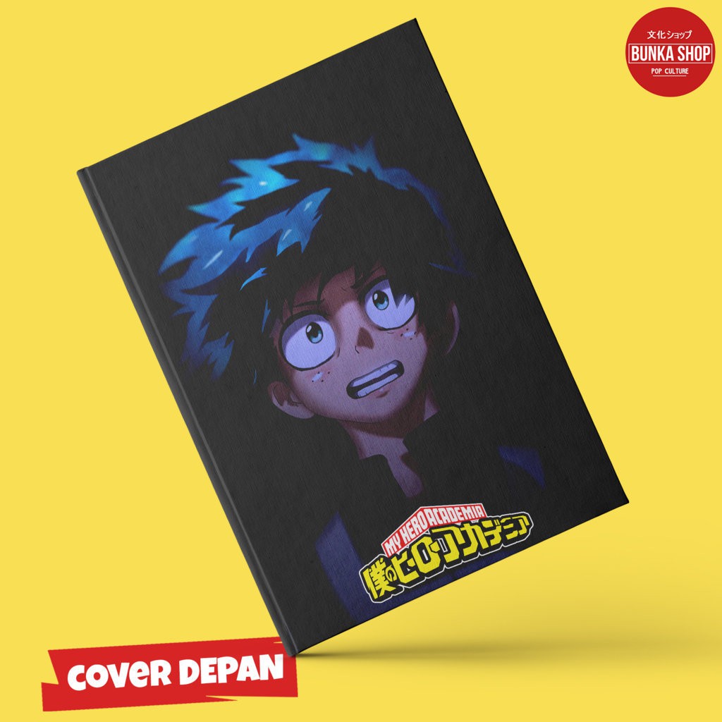 

Notebook Hardcover Boku no Hero Academia Dark Midoriya Ukuran A5 Buku Tulis Catatan Note Agenda Planner Jurnal Gift Couple