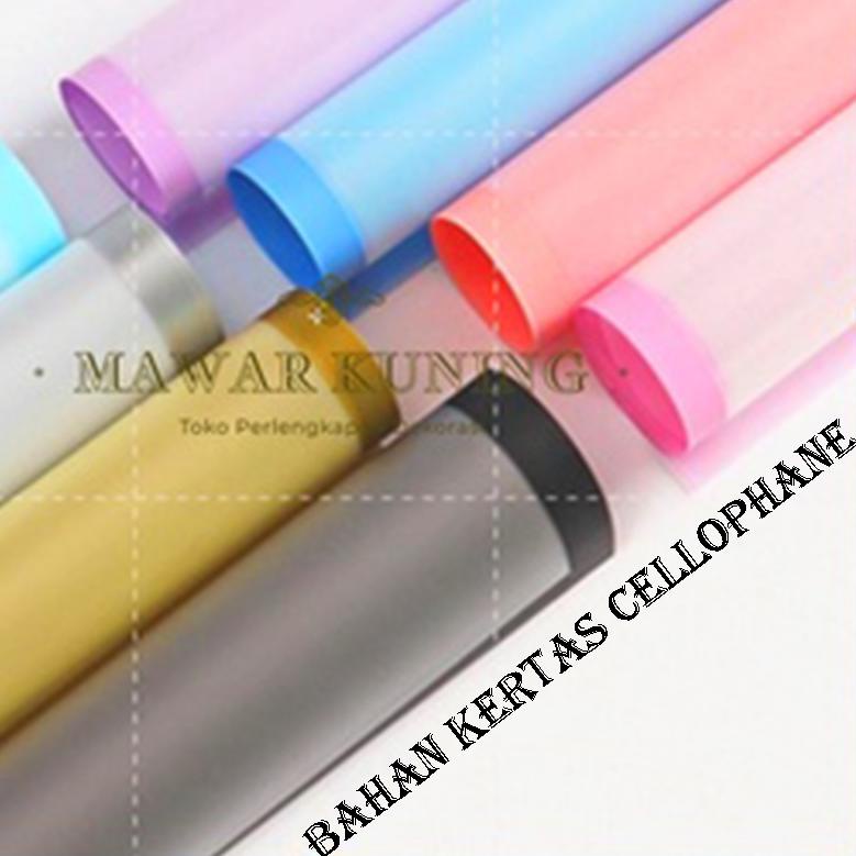 

☏ [ 20 lembar ] Color Border Line Flower Wrap / Kertas Bunga Garis Warna - YWF ➯