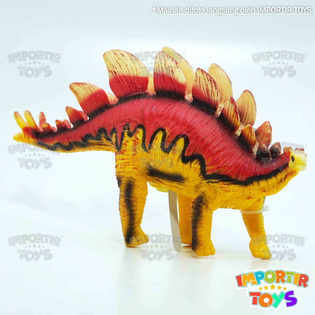 Mainan Dinosaurus Karet Berkualitas 6 Varian Jenis Warna Warni Keren