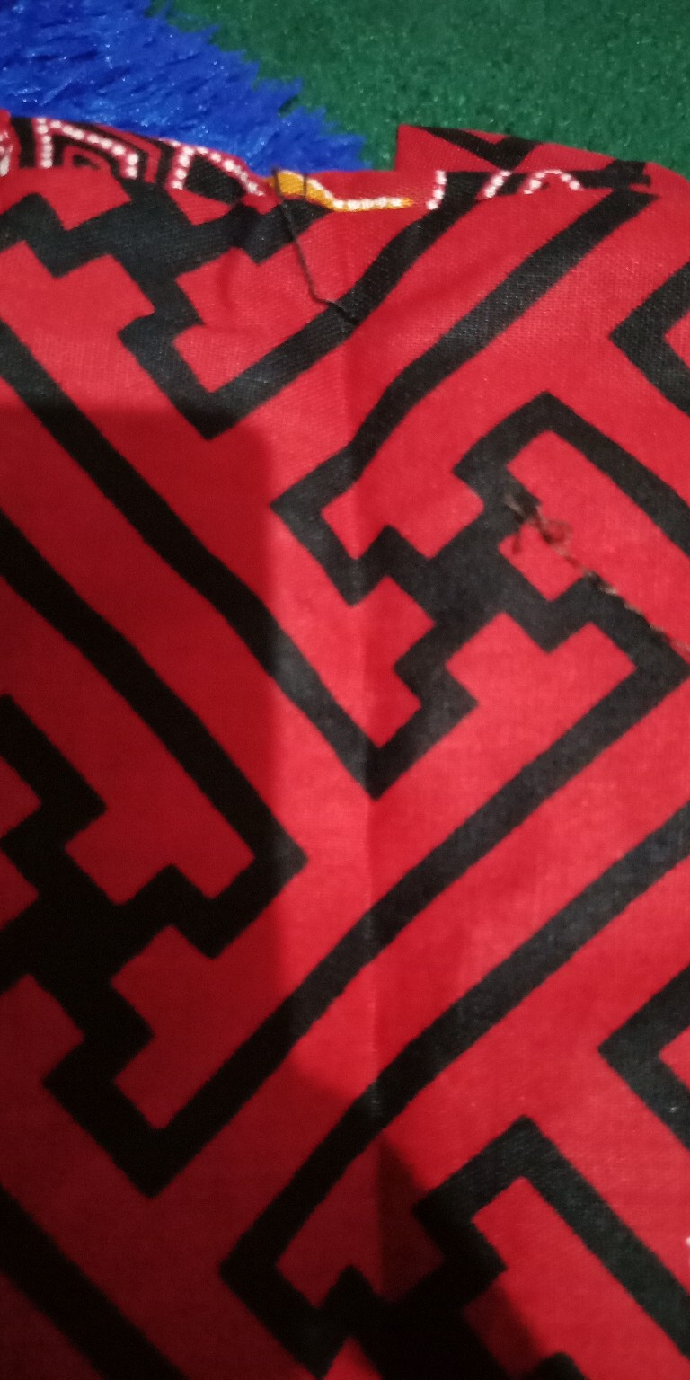 Batik Couple Keluarga Sania Ruffle Ori Ndoro Jowi Dnt Motif Bata Merah