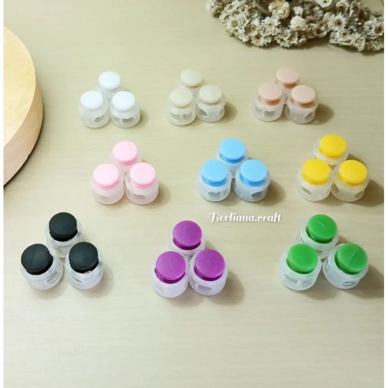 (10 Pcs) Stopper Klakson Ice Tutup Warna Solid