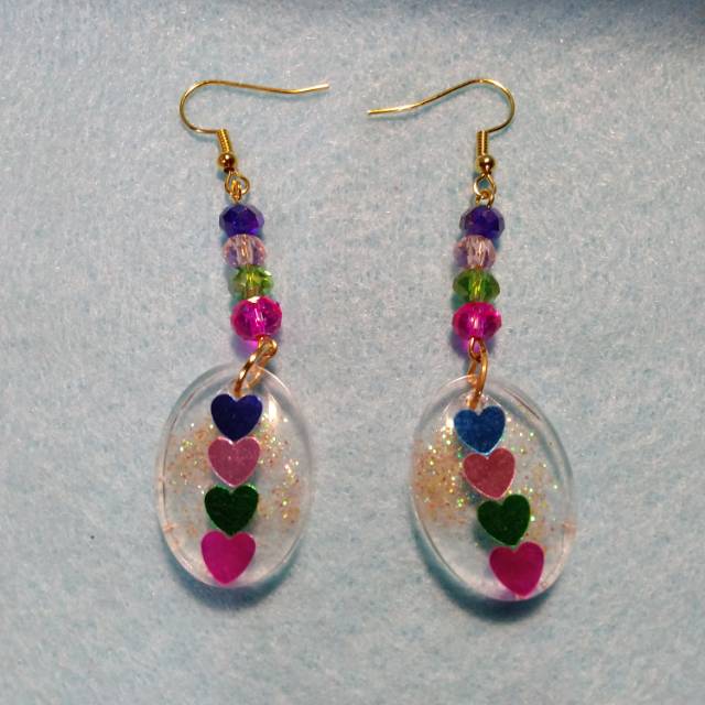 Anting Resin Love Love