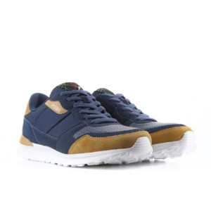 Sepatu casual piero original Steel runner navy/brown 2017