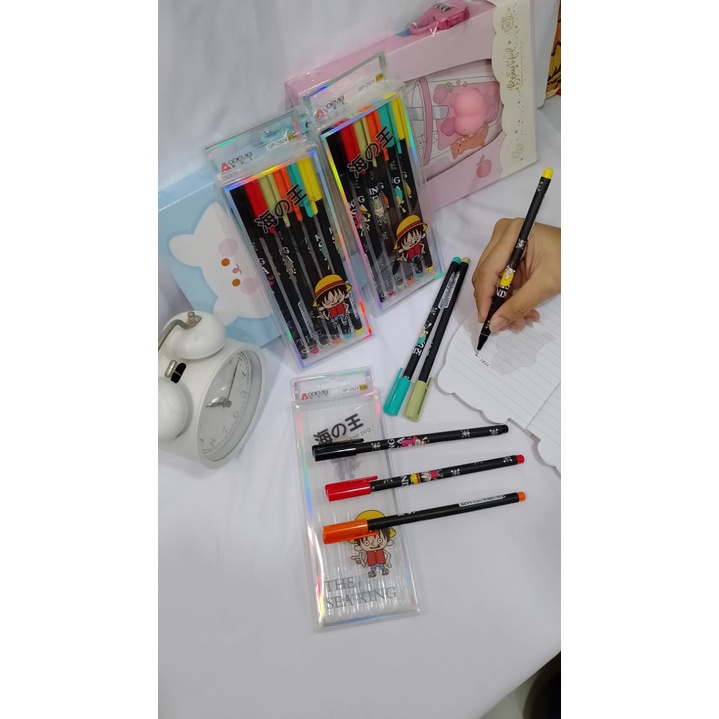 PULPEN ODEMEI SPECIAL EDITION 1 BOX ISI 6 PIECE READY MOTIF KARAKTER PEN GEL TINTA HITAM 1SET FREE HARDBOX NYA STATIONARY LUCU IMUT HARGA TERJANGKAU BISA GROSIR DAN COD