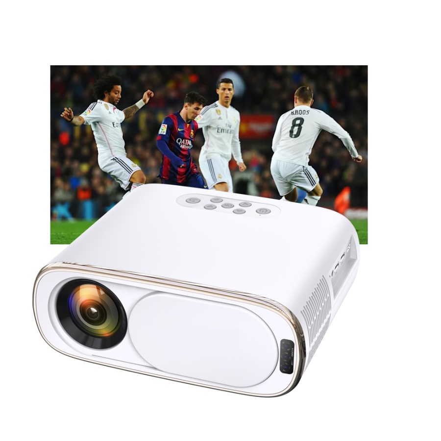 PROYEKTOR C16 ANDROID CHEERLUX 5000 LUMENS | PROYEKTOR KONEK HP ANDROID WIFI MIRRORING BLUETOOTH