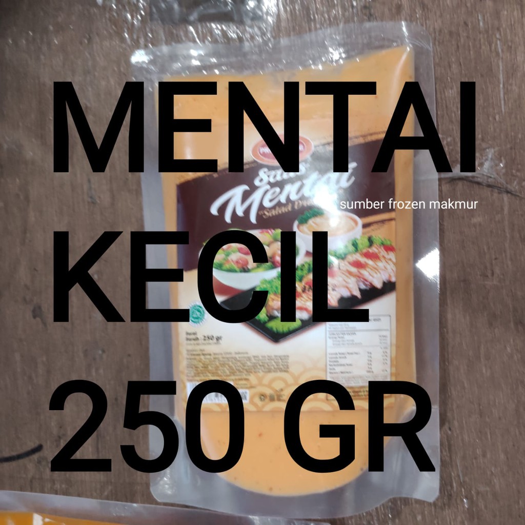 

saus Mentai pedas 250gr Prima agung. sumber frozen makmur