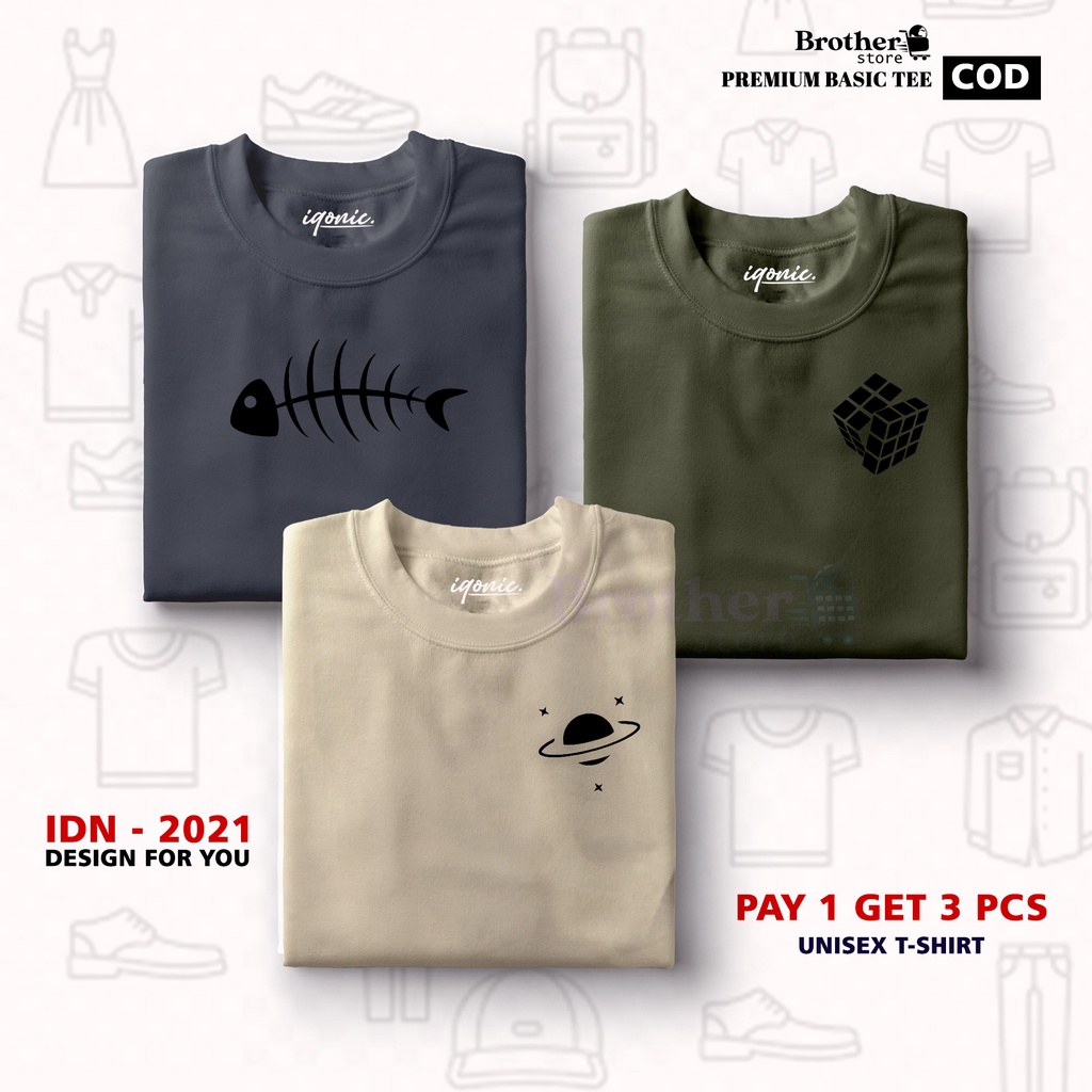 BUY 1 OR 3 PCS ( PROMO COD ) BROTHER STORE / Kaos Distro100% Catoon Combed 30s / ARTIKELIKP