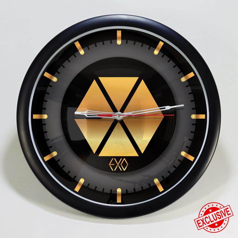 (ISTIMEWA BOSSQUE) JAM DINDING CUSTOM EXO - KPOP EXCLUSIVE