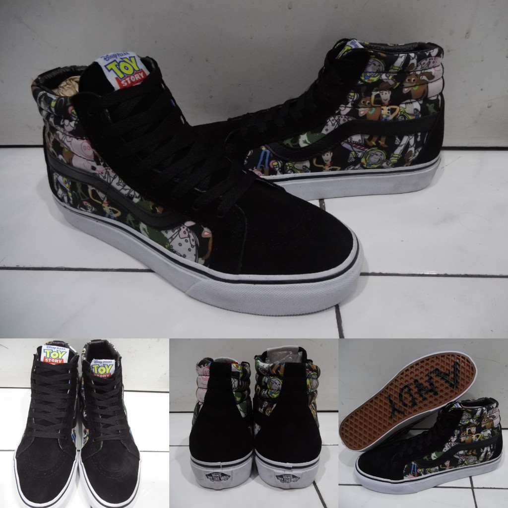 Sepatu Vans SK8High Disney Toy Story Collections Woody Buzz Lightyear