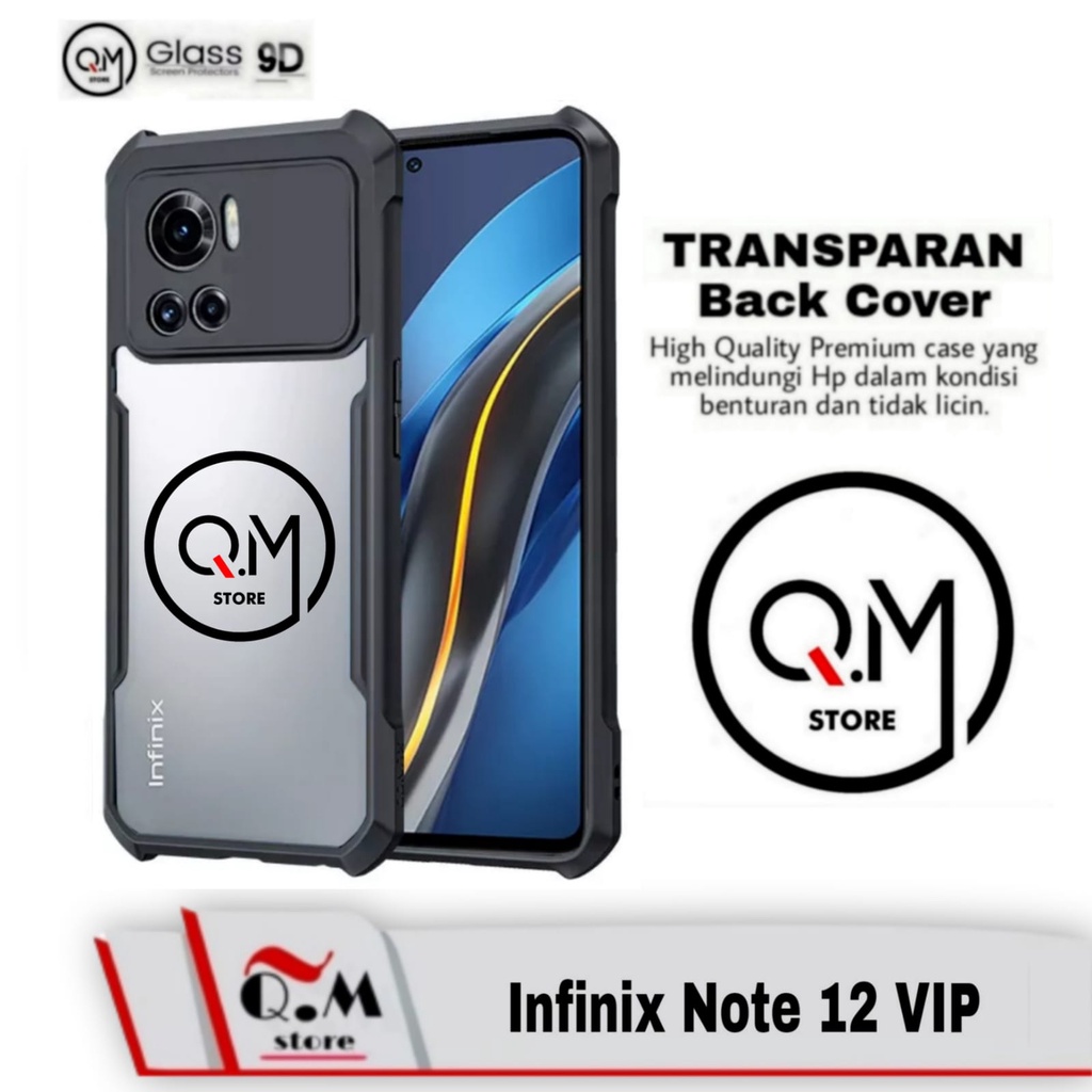 Promo Case Transparan Infinix Note 12 VIP Softcase Transparan Armor Acrilik Pelindung Back Cover