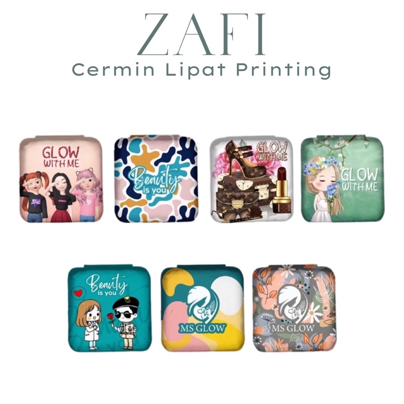 Cermin Ms glowKaca Ms Glow Cermin Ms Cosmetic Cermin tangan Hand Mirror-2