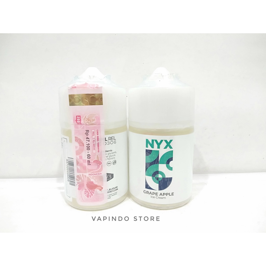 FREEBASE NYX GRAPE APPLE ICE CREAM 60ML 3MG BY HERO57 X JVS LIQUID