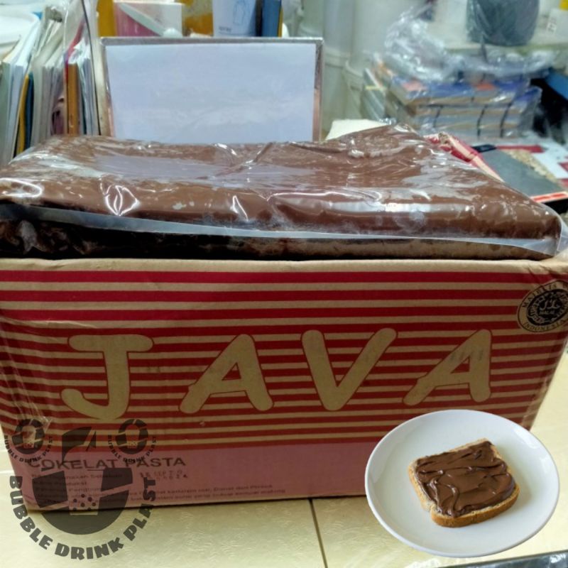 

Selai Coklat Java choco / Filling Cokelat JAVA Coco Pasta coklat Donat/Kue Roti@20kg (1dus 4pack x 5kg)