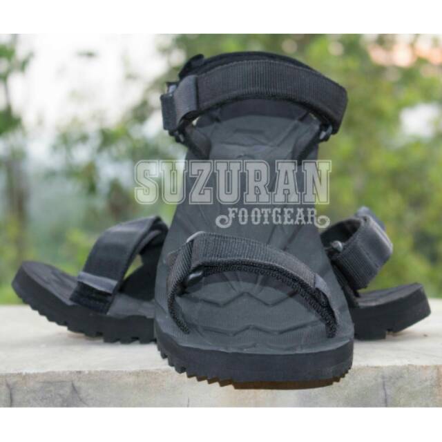 SUZURAN SANDAL GUNUNG EDGE MR1 BLACK