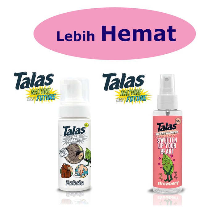 Talas - Busa Pembersih & Pengharum Strawberry (Tas, dompet,sepatu)