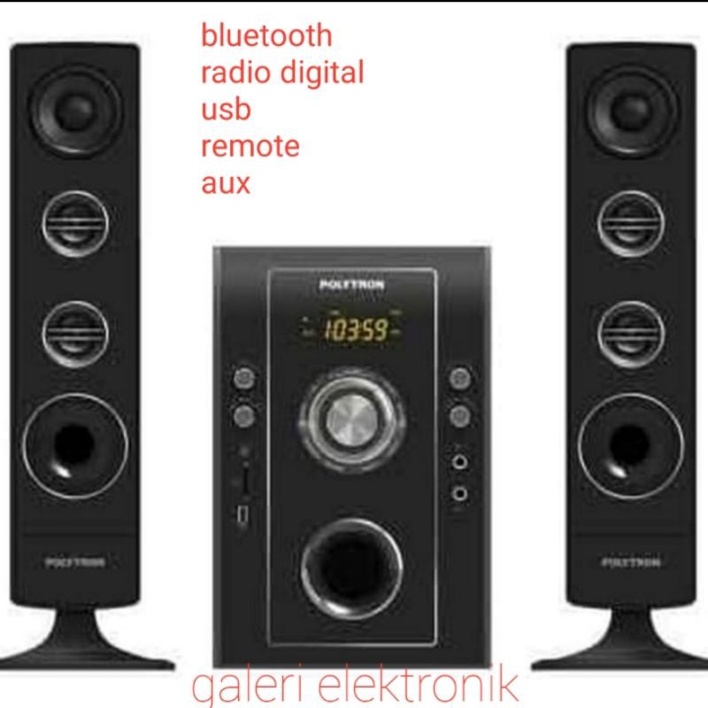 Speaker polytron pma 9506/9526karaoke,mic, usb,bluetooth,sd card,remote,aux