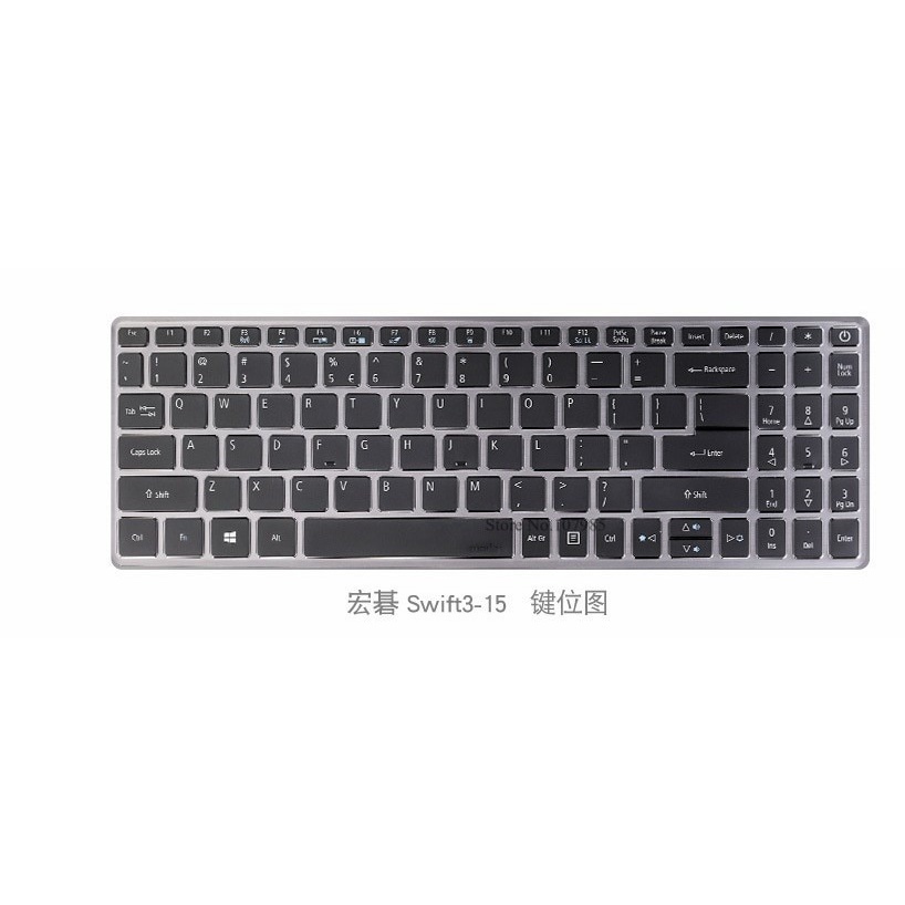 Pelindung Keyboard Acer Aspire 3 Aspire 5 A315 A515 TMP214-52 3P50 ryzen 3 15.6 '' '' 'Ultra Tipis Bahan Silikon