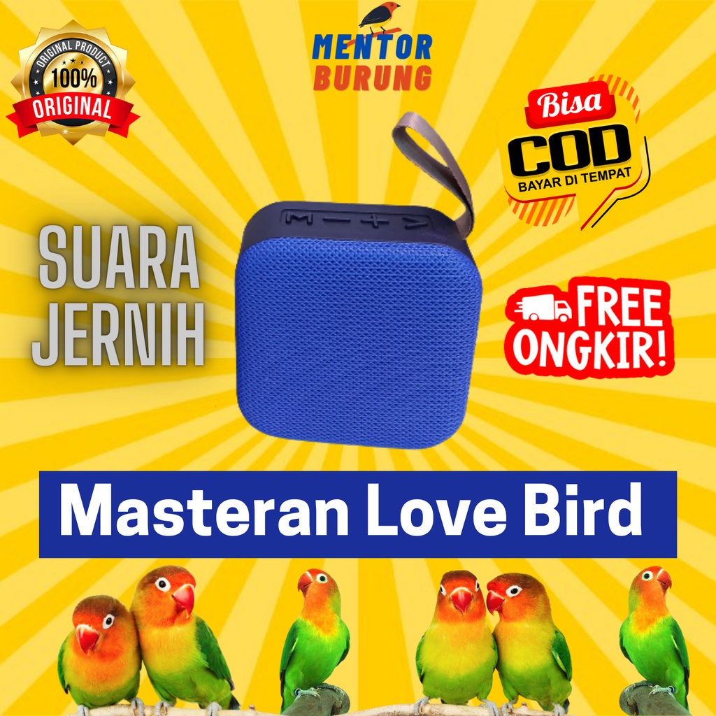 Speaker Mp3 Masteran Khusus Burung Love Bird Dijamin Gacor Original Mentor Burung Trotolan Gantangan Love Bird